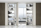 Library-book-storage-bespoke-shelving-in-matt-white-finish-1