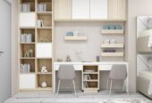 Study-Office-finished-in-light-woodgrain-fleetwood-finish-and-White-matt-2