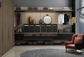 Walk-in-fitted-wardrobe-with-hinged-wardrobe-in-combination-of-Sable-wood-and-dark-grey1