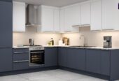 10ft-x-10ft-Kitchen-with-Profile-handle-in-Indigo-blue-and-white-matt-1