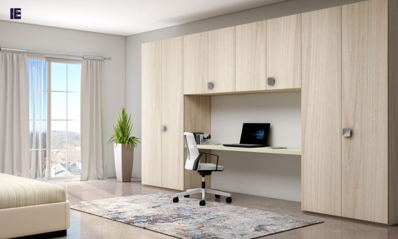 Hinged-Fitted-Wooden-Wardrobe-in-s-with-study-desk-IE-jpg