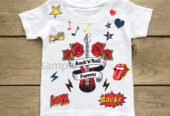 rock-roll-slogans-kids-t-shirt